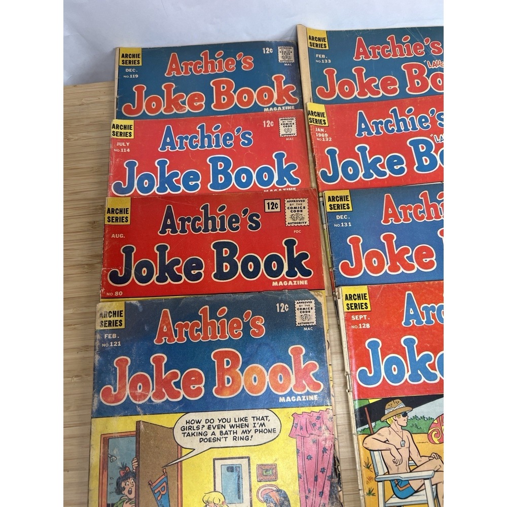 Vintage Archie's Joke Book Comic Lot (20) Silver Bronze Age Run - Picture 3 of 16